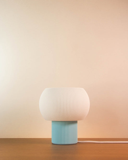 Abajur Afeto Azul Claro