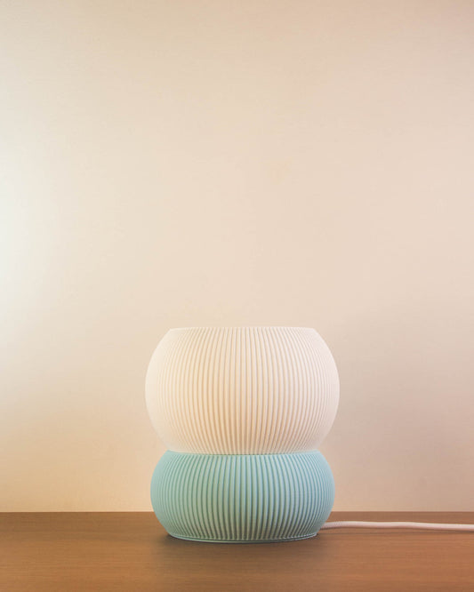 Abajur Chamego Azul Claro