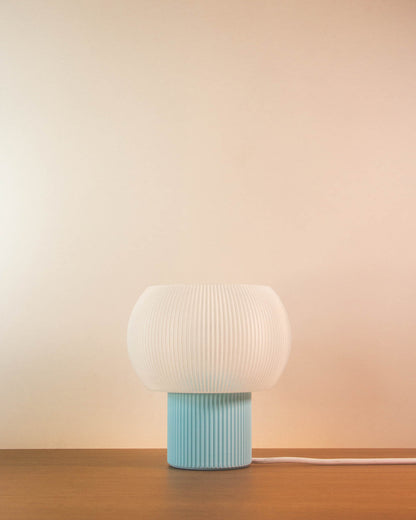 Abajur Afeto Azul Claro