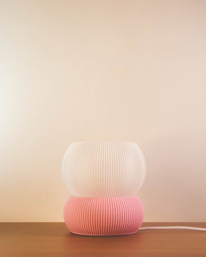 Abajur Chamego Rosa