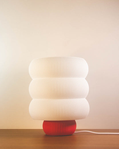 Abajur Sereno Vermelho