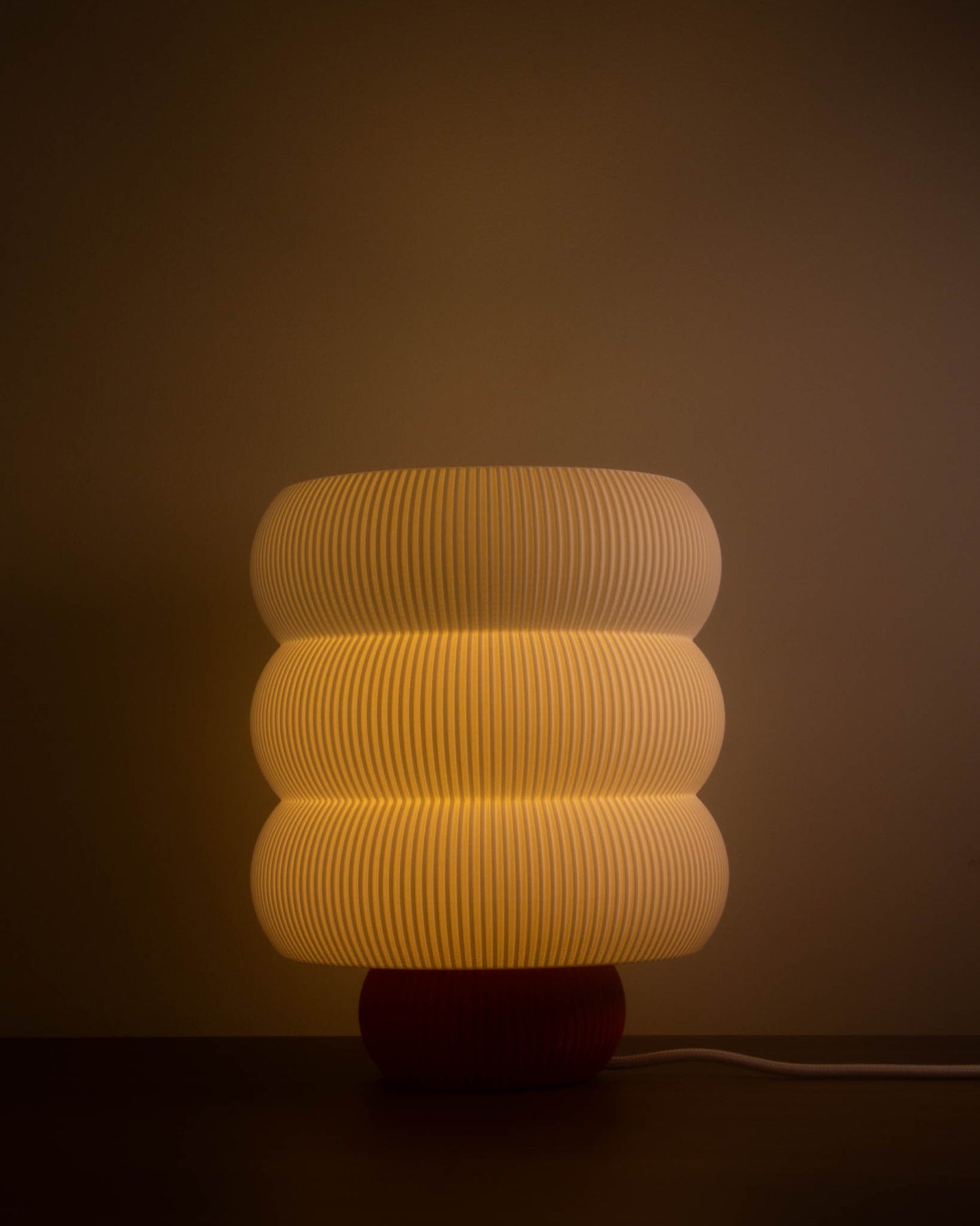 Abajur Sereno Vermelho