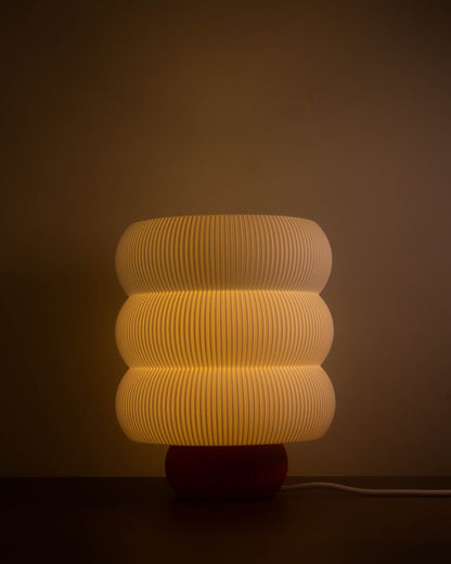 Abajur Sereno Vermelho