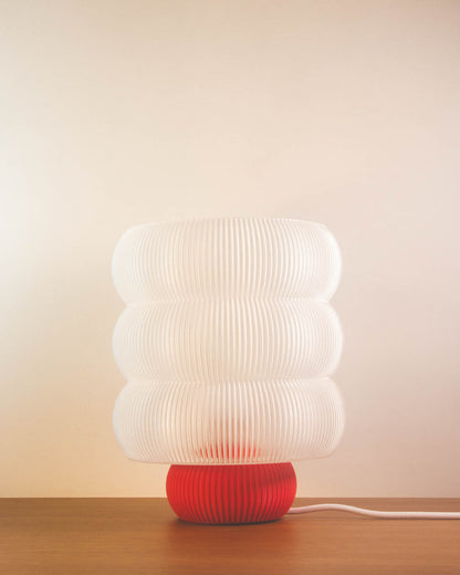 Abajur Sereno Vermelho