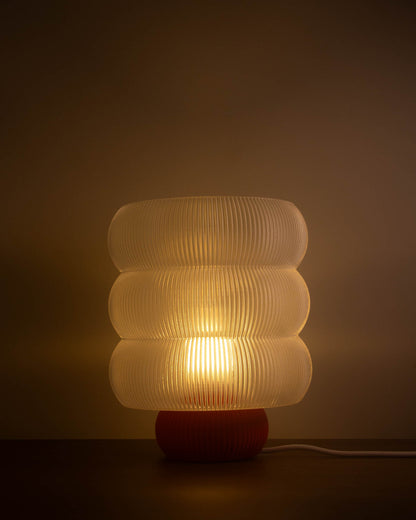 Abajur Sereno Vermelho